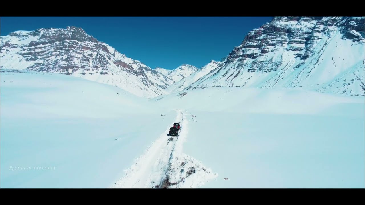 Aerial View of Spiti | winter spiti | Losar || Himalayas | DJI Drone Shots | 4k