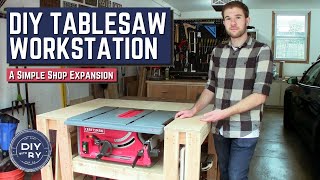 Building a Workbench Around the Craftsman Table Saw