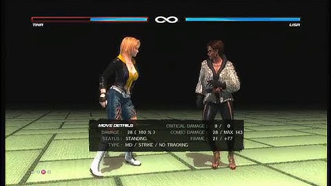 DOA5 Tina Combos