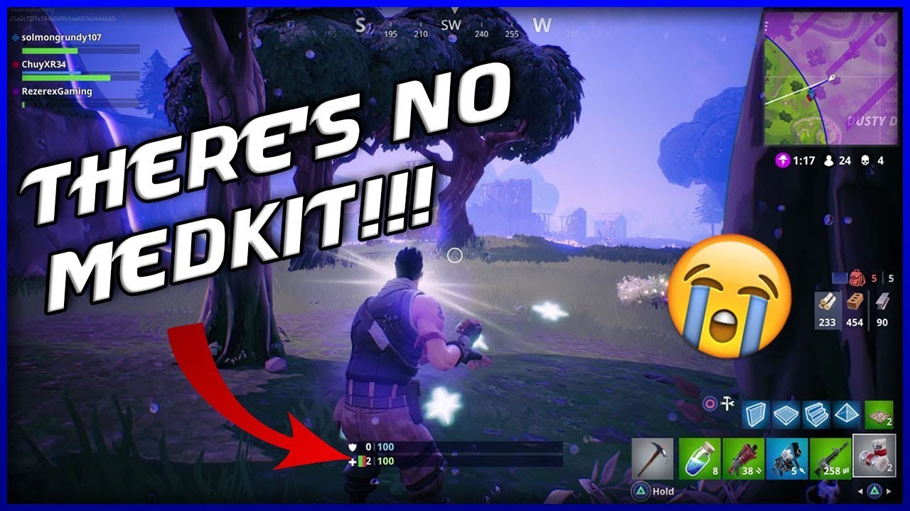 fortnite funny moments there s no medkit - how to use medkit fortnite