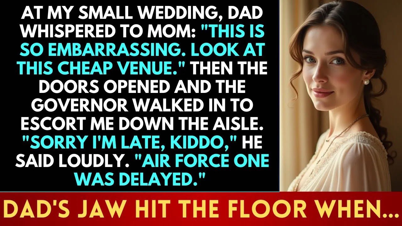At My Wedding, Dad Said 'This Is Embarrassing' — Until He Saw Who Was Walking Me Down the Aisle