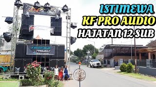 Kf Pro  Hajatan Horeg Di Wates Gondanglegi Membawa 12 Subwofer  Lighting