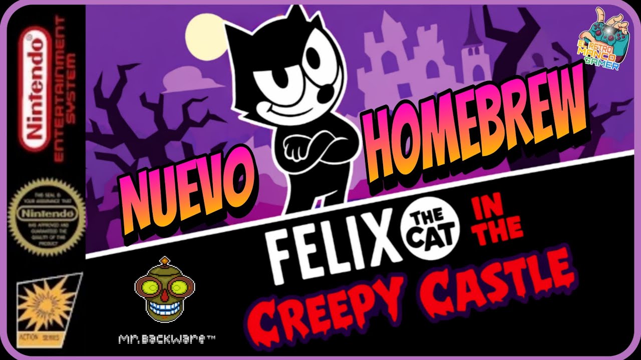 🐈‍⬛ Felix the Cat in the Creepy Castle - Nuevo Homebrew para el FamilyGame