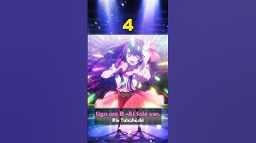 Top 10 Oshi no Ko Songs #shorts #oshinoko #animemusic