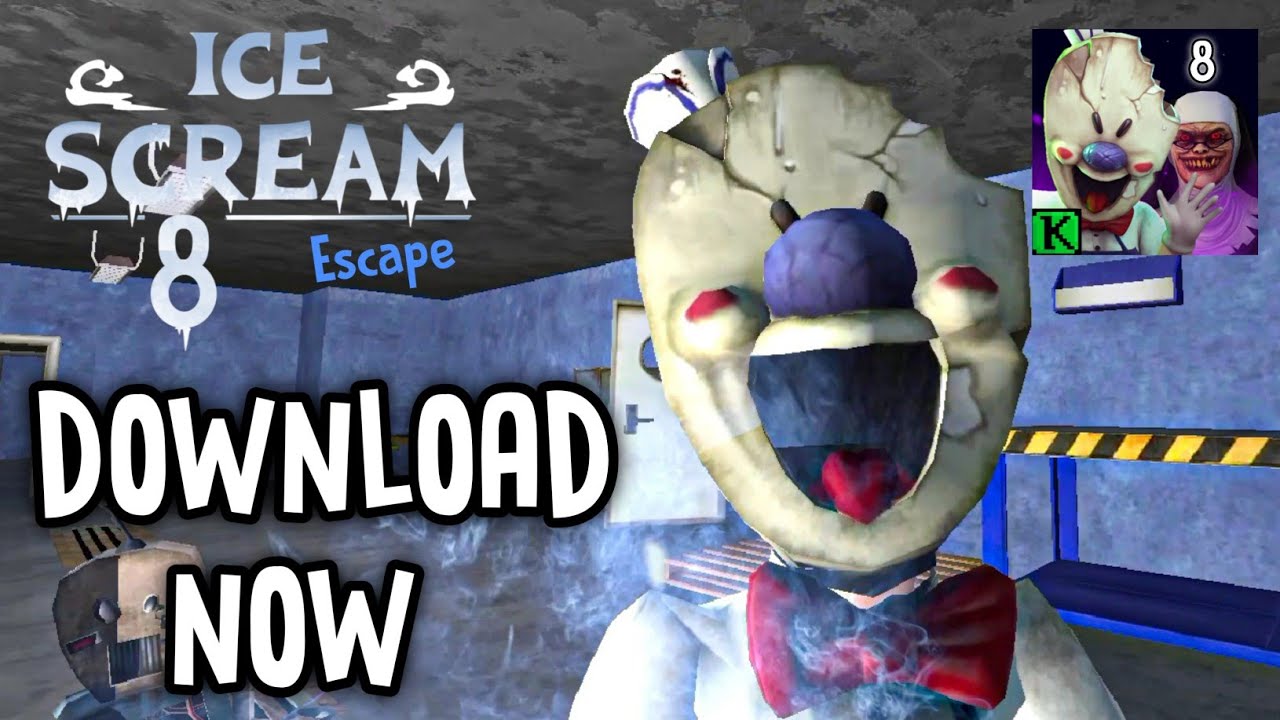 ICE SCREAM 8 FULL GAMEPLAY and ALL ENDINGS (Fangame) 🍦 