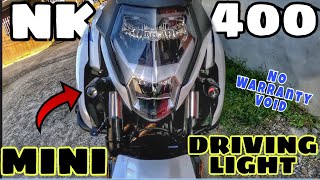 Essential Nk400 upgrade | MINIDRIVING LIGHT | Kostef Horn | CLC MOTOSHOP