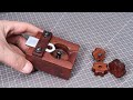 Diy adjustable wooden starshaped knob jig from a piece of cracked  redwood  make you own knobs