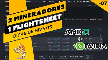 ⛏️💡UTILIZANDO PLACAS DE VÍDEO AMD E NVIDIA JUNTAS NO HIVE OS - Como configurar os mineradores!