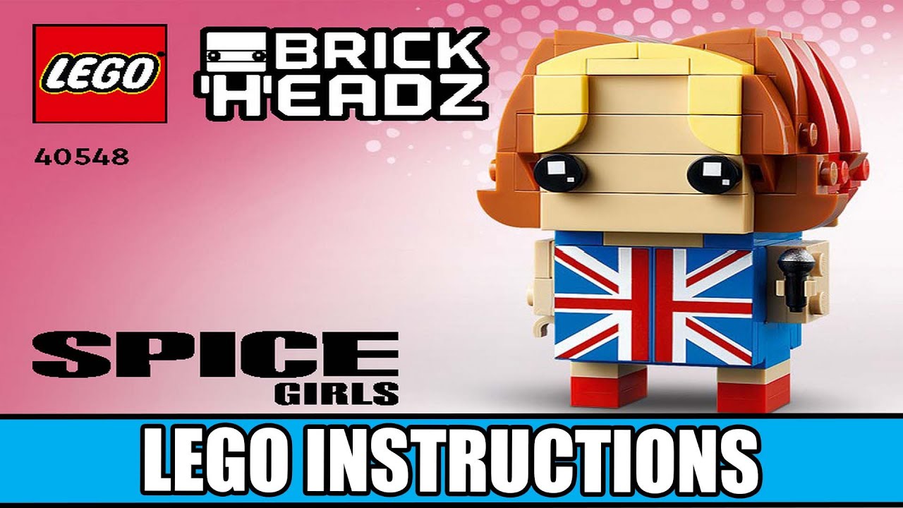 LEGO Instructions | BrickHeadz | 40548 | Spice Girls Tribute (Ginger Spice)