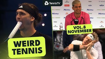Welcome To The Bublik Show; Cold Celebrations & Wild Match Interruptions 🕷️ 😬 | Weird Tennis Vol. 8