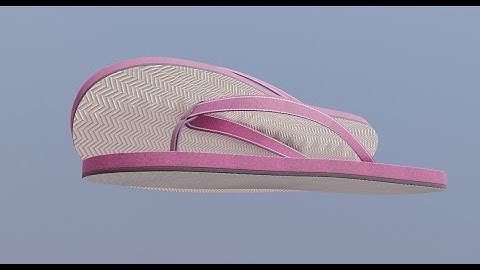 modeling and texturing flipflops in blender 2.8 part 2