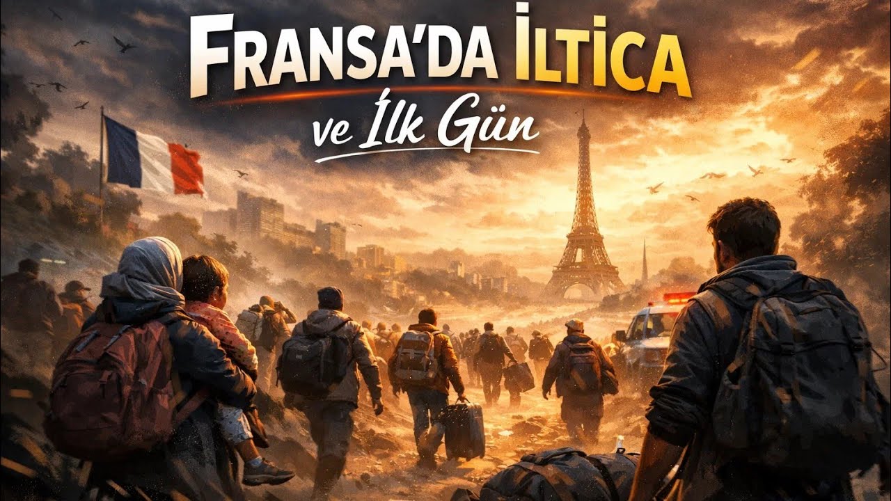Fransa'da İltica Süreci. İlk 24 Saatte Parmak İzi, Belgeler ve Tehlikeleri nelerdir! #iltica#fransa