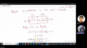 Transient Analysis of series RL circuit and Z parameters of  2 port network using LTSPICE Simulation
