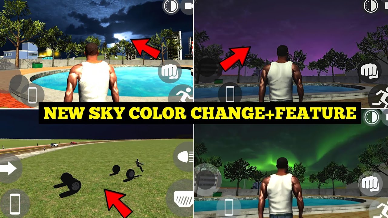 New Update Sky Color Cheat Code in Indian Bike Driving 3D 🤯🔥| New Mission Update | Harsh in Game