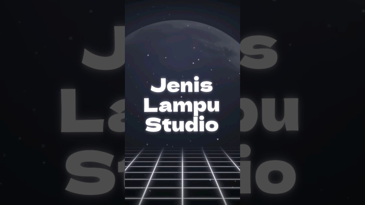 Jenis Lampu Studio 