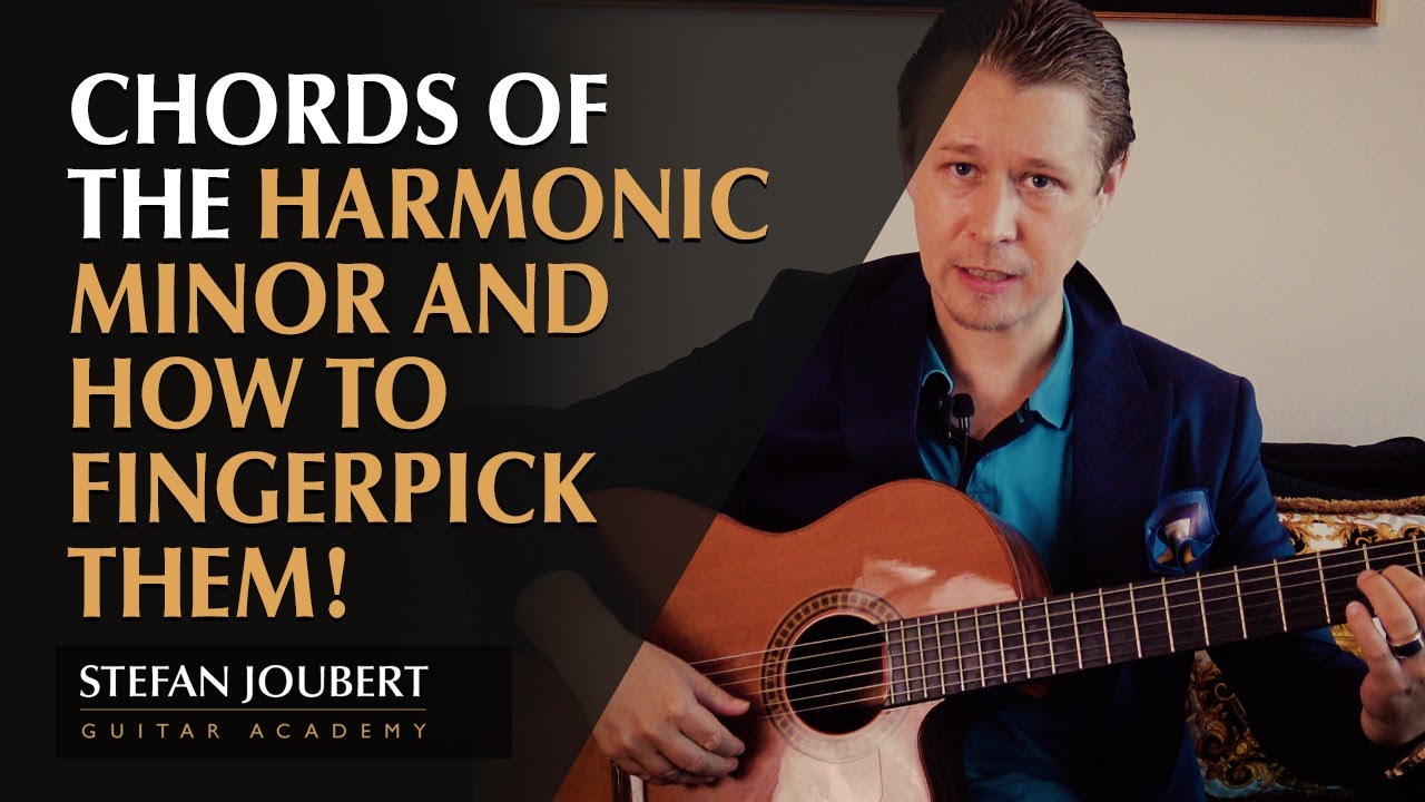 Fingerpicking on classical guitar using the chords of the Harmonic