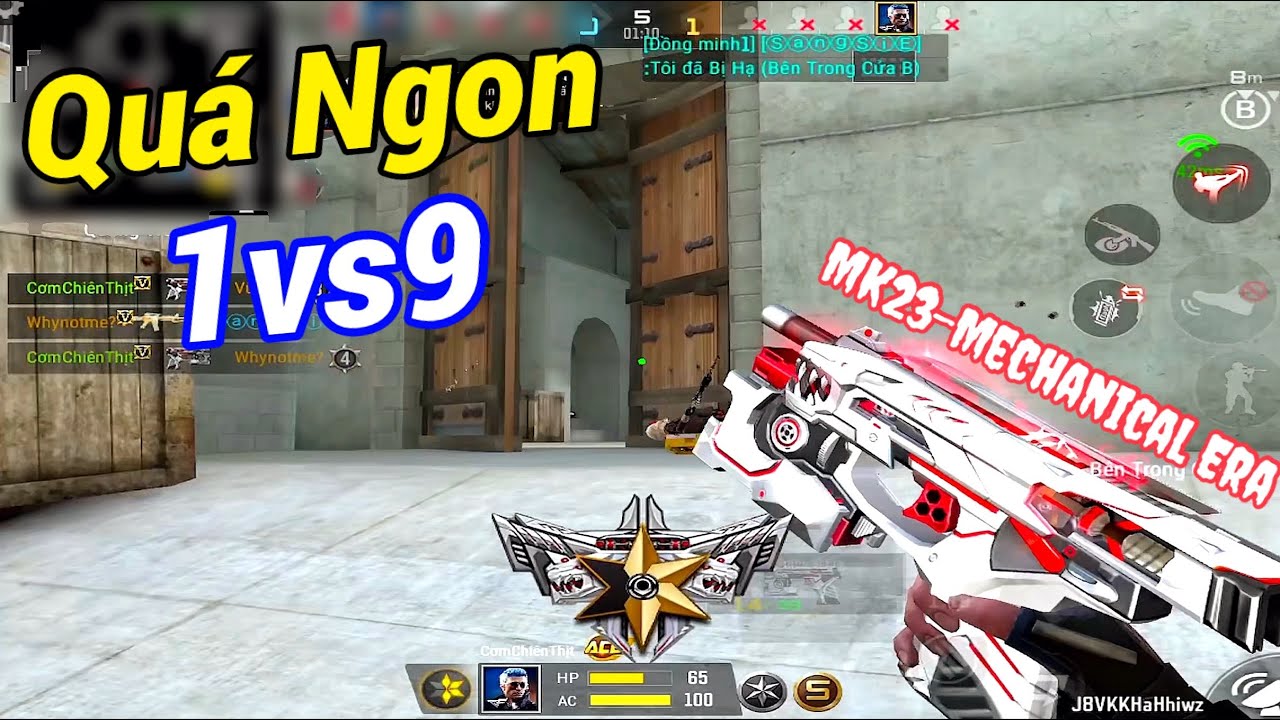 CF LEGENDS | MK23-Mechanical Era - Thế 1vs9 Bị Địch Đẩy Liên Tục 😍
