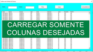 Listbox com Mais de Dez Colunas - Ocultar Colunas Desejadas via Excel VBA