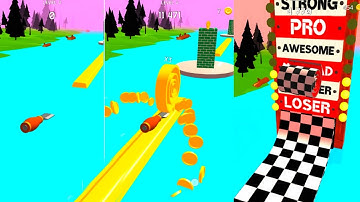 Spiral Roll All Levels Gameplay Android/ios Gameplay Trailer.