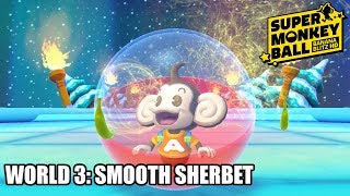 Super Monkey Ball Banana Blitz Hd - World 3 Smooth Sherbet Aiai Nintendo Switch