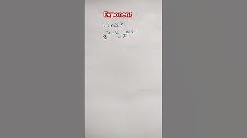 exponential equation | #math #maths #exponents #exponential #matholympiad #shortmath #short #short