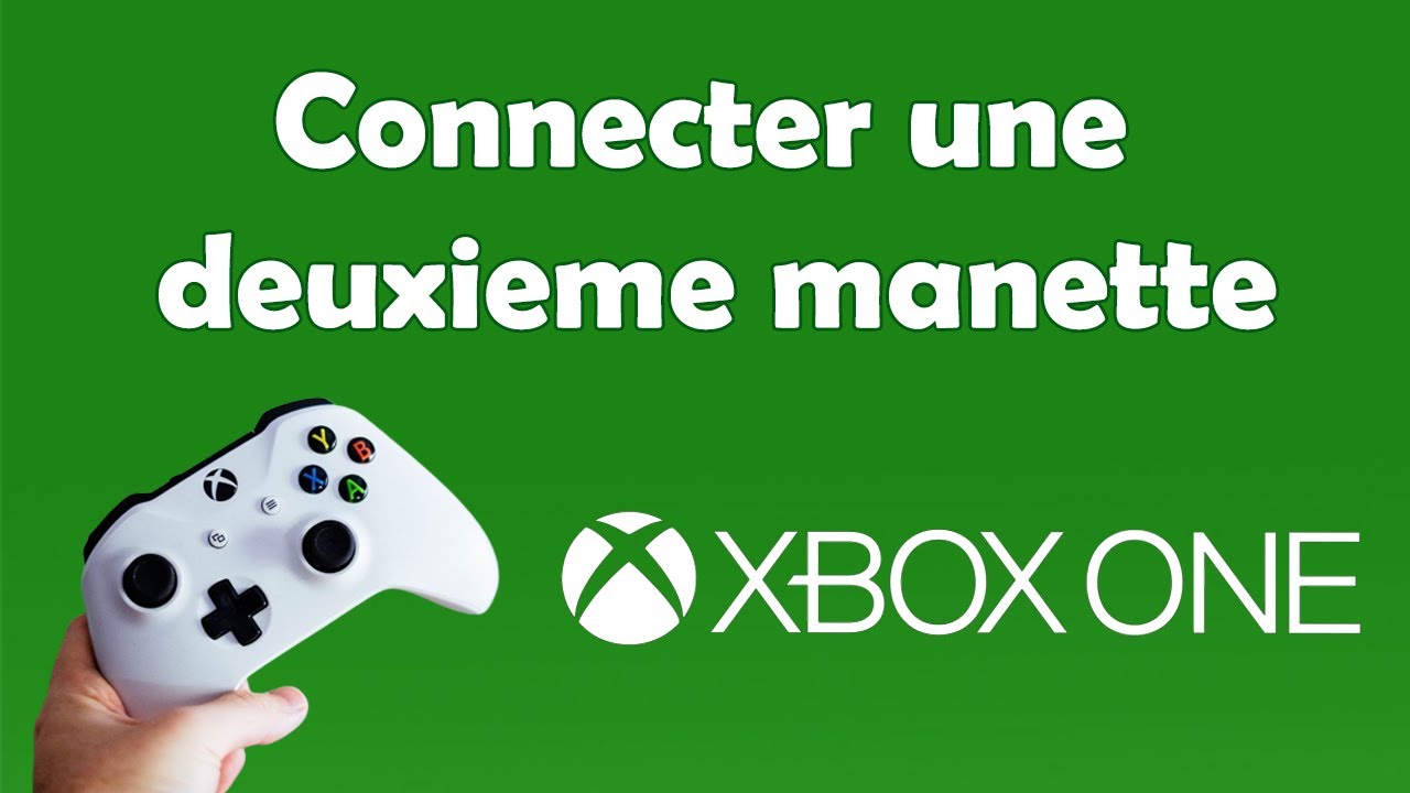 Comment connecter une deuxieme manette Xbox one sans fil - YouTube