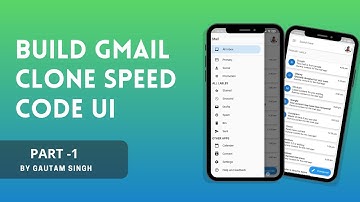 Build Gmail Clone Speed Code UI | Flutter | kalyugtechy