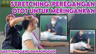 stretching/peregangan otot untuk meringankan sakit pinggang dan punggung