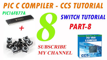 Embedded C Tutorial How to Interface Two Switch with PIC16F877A Part 8 in Hindi/Urdu