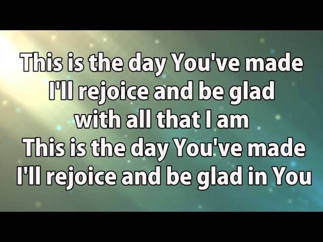 Planetshakers - This Is The Day [with Lyrics] class=