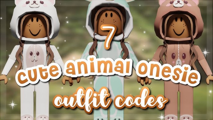 7 Cute Animal Onesie Outfit Codes For Bloxburg And Rhs || Roblox ♡ - Youtube 7 Cute Animal Onesie Outfit Codes For Bloxburg And Rhs || Roblox ♡ - Youtube