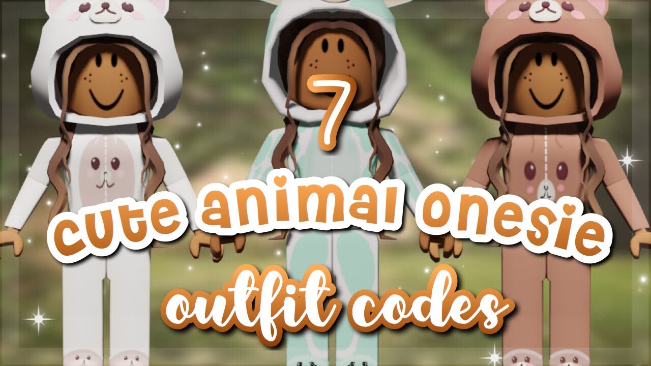 Bloxburg Animal Outfit Codes