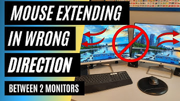 How to Setup 2 Monitors so the Mouse Extends Correctly | Windows 10