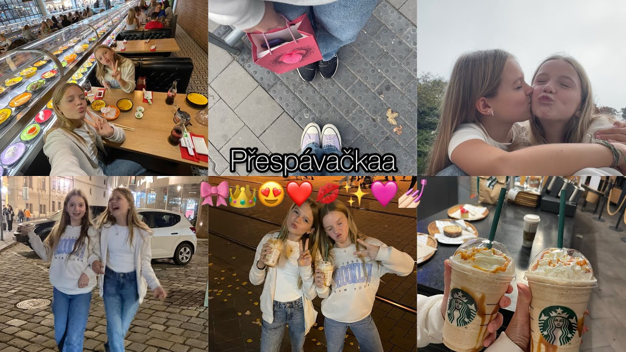 Vlog z přespávačkyyy🎀💕😍