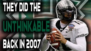 They Did The UNTHINKABLE... (The 2007 Hawaii Football MIRACLE SQUAD)