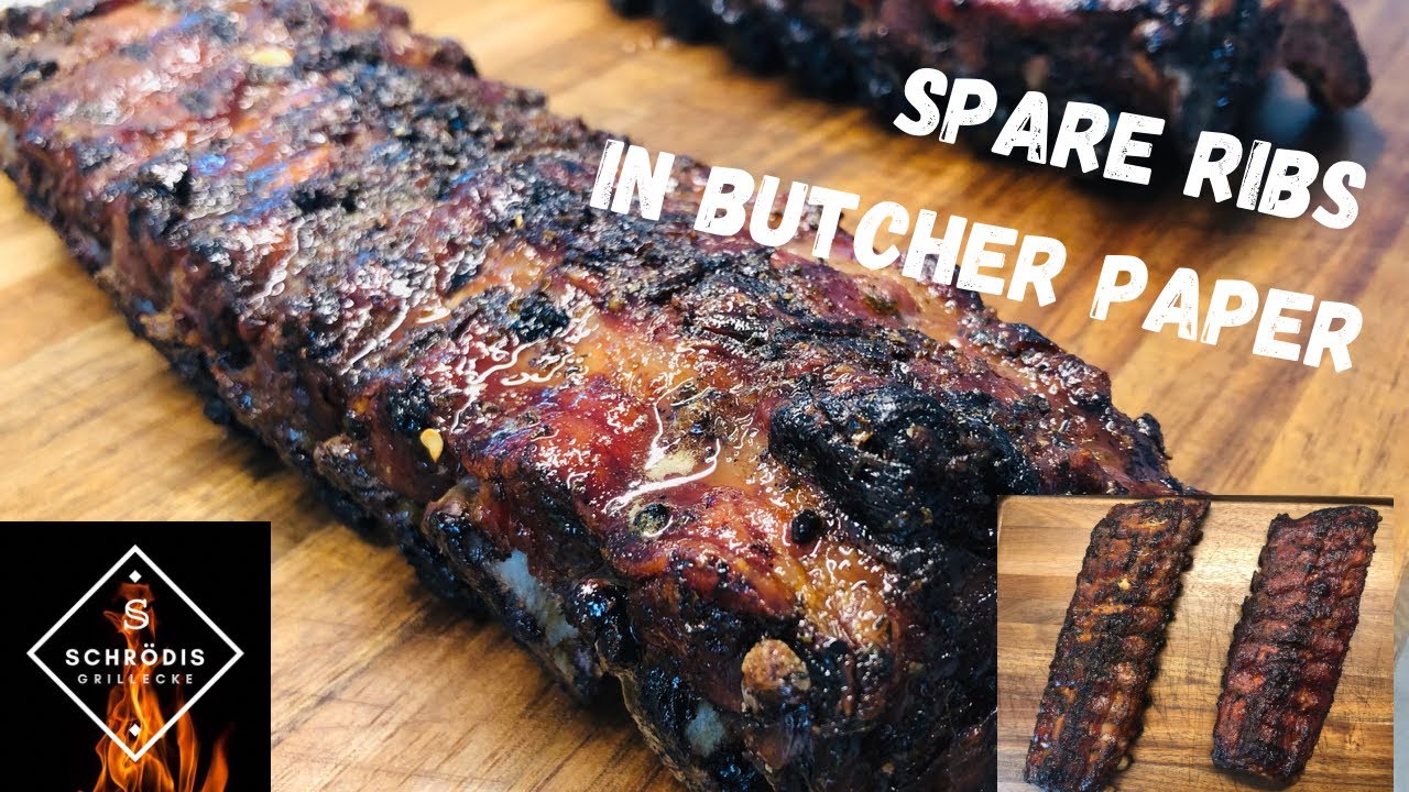 SPARE RIBS IN BUTCHER PAPER | AUF DEM GASGRILL - YouTube
