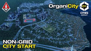 Non-Grid City Start in Cities Skylines 2 - OrganiCity Ep01