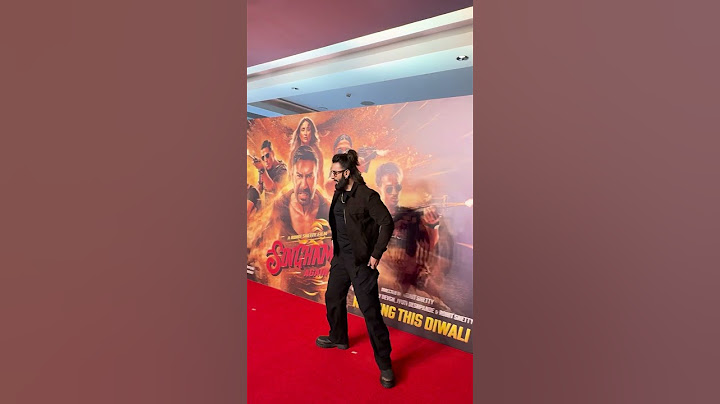 Grand Trailer Launch Of Singham Again  #ranveersingh #bollywood #singhamagain #viralvideo #shorts