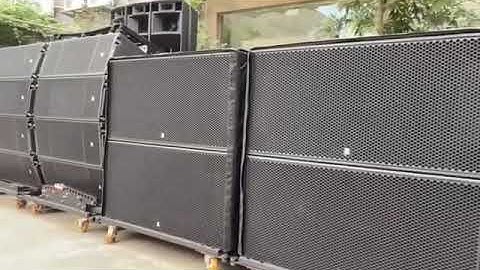 Kama TP 1310 dual 13.5” line array system & K Sub Dual 21” subwoofer by TPA Audio