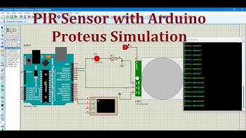 PIR Sensor with Arduino in Proteus Simulation | Passive Infrared Sensor | Proteus Simulation
