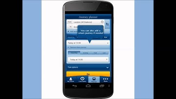 How to buy tickets via the National Rail Enquiries Android app video
