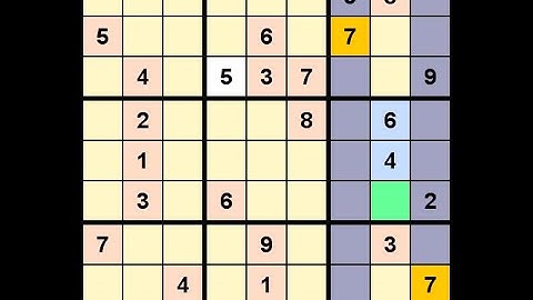 How to Solve Washington Times Sudoku Difficult January 18, 2022