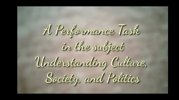 Performance Task Photoshoot (UCSP) | Julia Fatima 💕