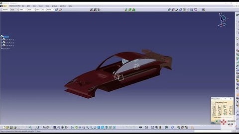 Assembly of a sports car CATIA V5 R21