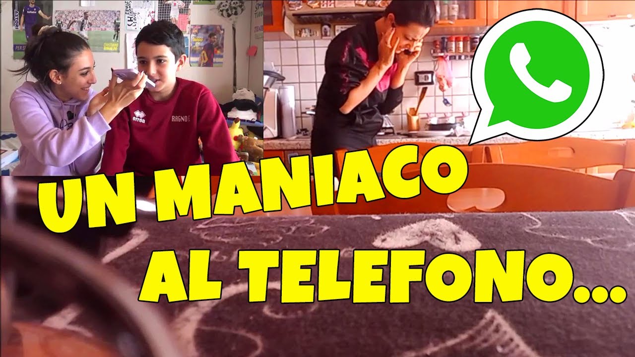 SCHERZO TELEFONICO A MAMMA UN MANIACO AL TELEFONO... 😂😂😱 YouTube