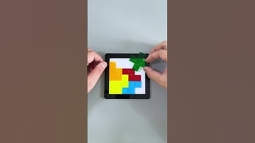 Do you know how to fit five pieces into the frame? #Puzzles #IQ #iqtest