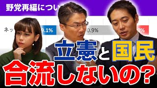 立憲民主党と国民民主党は合流するの？しないの？有権者はどう思ってるのか意識調査データの発表も。｜第10回 選挙ドットコムちゃんねる #2 乙武洋匡