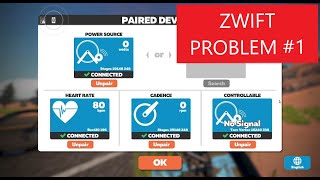 ZWIFT paired devices problem