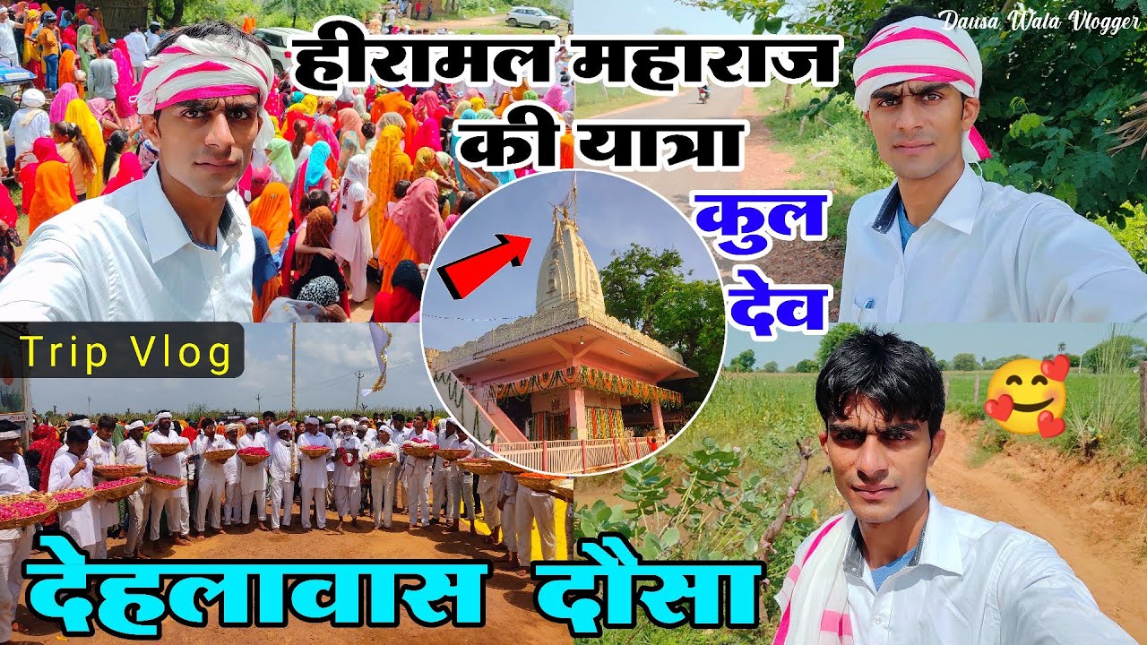 हीरामल भौमियां जी महाराज देहलावास | दौसा राजस्थान | Heeramal Maharaj Delas | Yatra Vlog Video