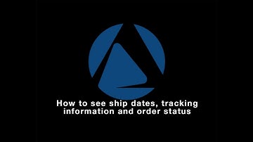 Air Control Products Customer Portal. How to see ship dates, tracking information and order status.